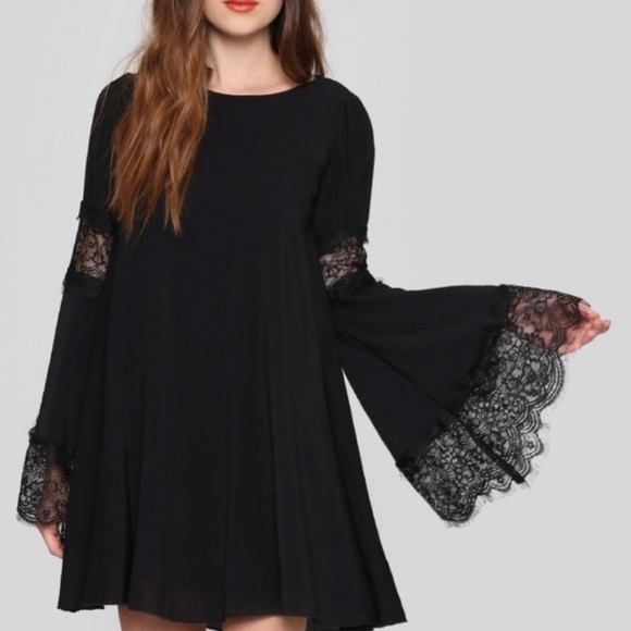For Love & Lemons Le’veon black mini dress. Size XS - Picture 2 of 10